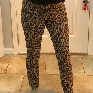 Style & Co Skinny Leg Cheetah Jeans